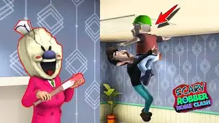 HIRSIZLARI KAFADAN TAVANA ASTIK 🤣 Scary Robber Home Clash Yeni Bölümler-2