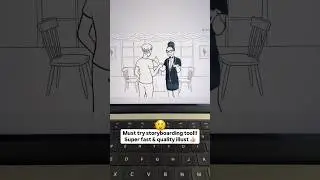 Must try storyboarding tool!! Super fast & quality illustration 👍 #storytribe #shorts #storyboard