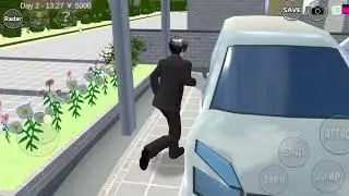 Sakura game, mobil papa kebakaran