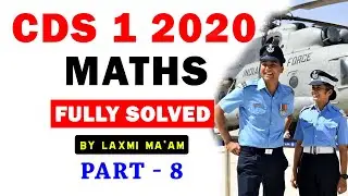 CDS 1 2020 Maths Question Paper - Answer Keys - Full Solution Part 8