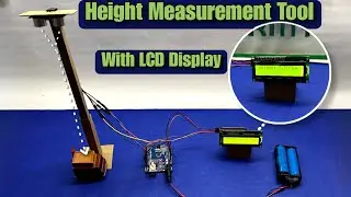 DIY Height Measurement Tool with LCD Display & Arduino UNO! (Live Demo) 🚀