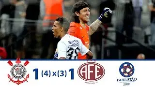 Melhores Momentos - Corinthians 1 (4) x (3) 1 Ferrovi&aacute;ria - Campeonato Paulista (27/03/2019)