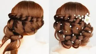 💁Very  EASY & Elegant Updo Hairstyle for Wedding | Step-by-Step Bridal Hair Guide