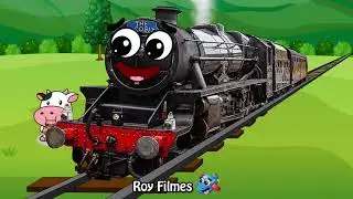 Best Doodles Trains 11. The trains are singing. Railway doodles.