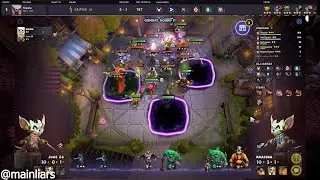 Alliance : 6 Assassin - 3 Void - 3 Poison - 2 Rogue - 2 Scarled - 1 Demon / Dota Underlords #1st