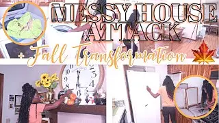 MESSY HOUSE ATTACK + FALL DECOR TRANSFORMATION