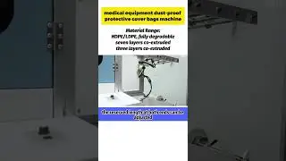 Automatic medical sterile plastic bag machine #medicalbagmakingmachine #plasticbagmachine