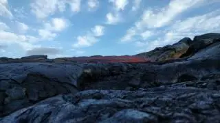 Lava breakout creeping towards me