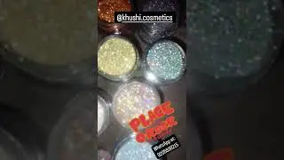 Super fine high shine holographic 3D glitters by @khushi.cosmetics, place your order now**9205838215