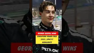 George Russell Wins Singapore Grand Prix 2025 | Epic F1 Highlights #georgerussell #singapore #f1