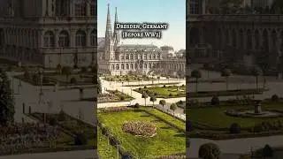 Dresden Before vs After WW2 😳 #history #beforeandafter #ww2