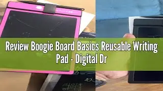 Review Boogie Board Basics Reusable Writing Pad - Digital Drawing Tablet, LCD Writing Pad with Insta