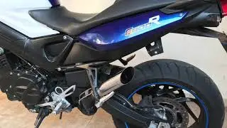 BMW F800 ponteira tipo s&oacute; o cano com abafador!