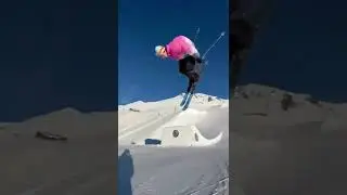 Easy front flip ski | #shorts