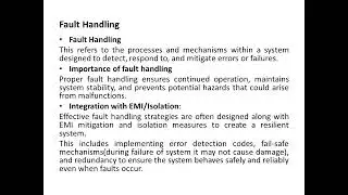 Safety and standards EMI, Isolation, Fault Handling 5
