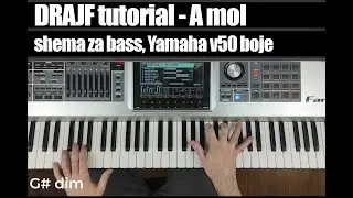 DRAJF TUTORIAL BAS i KONTRA A MOL, YAMAHA v50 BOJE