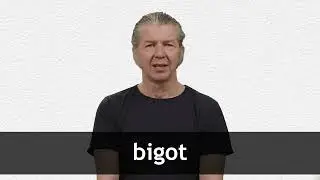 How to pronounce BIGOT in American English