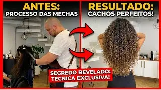 Mechas Free Hands em Cabelo Cacheado - Morena Iluminada Passo a Passo