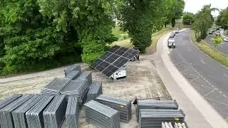 Présentation de l'installation de l'HYBRID E-POWER triphasé pour le Main Square Festival