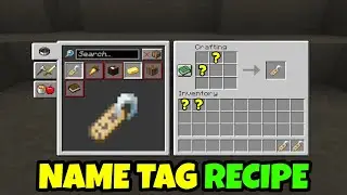 How to Make a Name Tag in Minecraft | Minecraft Name Tag Recipe [NEW UPDATE]