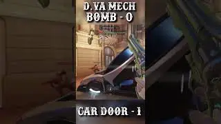 DVA Mech Bomb против Car Door | OW2 #shorts #overwatch2