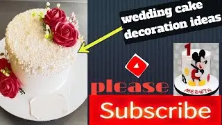 Wedding Cake Making Tutorial | Beautiful Wedding Cake Decoration Ideas 