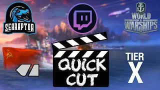 World of Warships - Quick Cut: Tier X Premium Russian Cruiser Stalingrad (Ranked Gameplay)