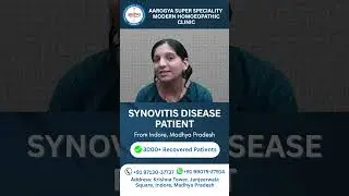 First Step Taken Synovitis Patient From Indore Visits Aarogya Clinic