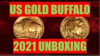 US Gold 1 Oz Buffalo 2021 From SD Bullion UNBOXING