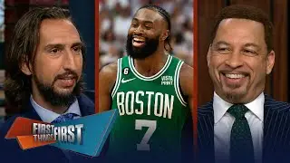 Jaylen Brown, Celtics agree to 5-year, $304M supermax contract extension | NBA | FIRST THINGS FIRST