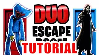 NICKNAMEITA - HUGGY DUO ESCAPE ROOM (All Levels) FORTNITE