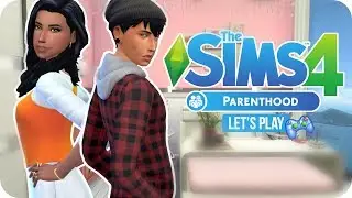 Sims 4 Parenthood Mini Let's Play | EP 2 - SKIPPING CURFEW & BATTLING MOOD SWINGS