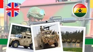 UK Donates 70 Of These Armoured Vehicles To Support Security In Ghana🇬🇭🇬🇭 - The British JACKAL