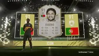91 Eusebio in a 5k SBC Pack! | FIFA 21