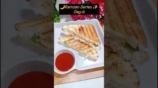 Chicken Cheese Grilled Sandwich 🥪#ramzanrecipes #iftarrecipe #food
