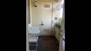 Giantex Bistro Table Set, 3 Piece Patio Bistro Set, Outdoor Folding Table and Chairs, Foldable Patio