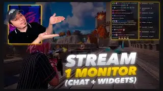 🔥 STREAM con solo 1 MONITOR!! - Chat + feed + widgets en tu pantalla