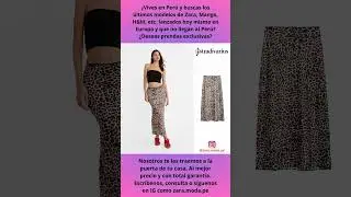 Prendas exclusivas de Zara Espa&ntilde;a en el Per&uacute; #zara  #modaperu  #zaraoutfit #zaraootd #mango #moda