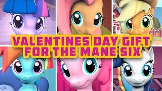 Valentines Day Gift For The Mane Six Hearts & Hooves Day [SFM Ponies]