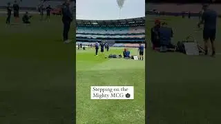 MCG - Stepping onto the iconic MCG turf felt like entering a dream #cricket #cricketshorts #MCG