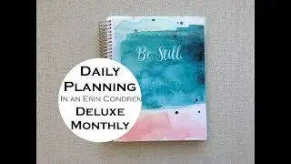 DAILY Planning in an Erin Condren DELUXE MONTHLY!