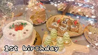 息子の一歳の誕生日にケータリング風にして祝ってみた