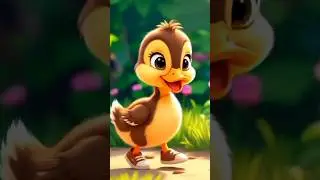 হাঁসের বাচ্চা জুতো পায়ে হেঁটে যাচ্ছিল, হঠাৎ পানি দেখে জুতো খুলে সাঁতার কাটতে নেমে গেল!🦆👟#viralshorts