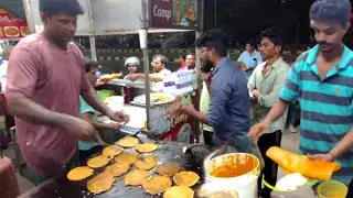 Highest Selling DOSA PLACE in Vijayawada | Indian Street Food | UTAPPAM | MASALA DOSA #streetdosa 