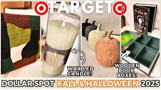 NEW🍂 Target Dollar Spot FALL + HALLOWEEN 2025 Shop With Me | COZY DECOR MUST HAVES | SHOPPING VLOG