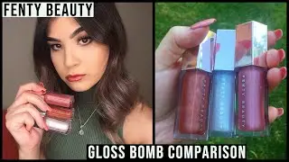 FU$$Y, DIAMOND MILK, FENTY GLOW &mdash; ОБЗОР/СРАВНЕНИЕ FENTY BEAUTY GLOSS Bomb | МАЙЯ БОРОВИК