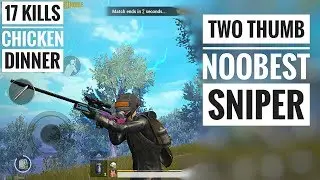 TWO THUMB NOOBEST SNIPER IN PUBG MOBILE | BTX CLAN GAMEPLAY