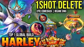 HARLEY BEST BUILD 2022 | BUILD TOP 1 GLOBAL HARLEY GAMEPLAY | MOBILE LEGENDS ✓