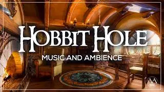 Lord of the Rings Ambience | 3 Hours Cozy Hobbit Relaxation | Fireplace ASMR & Gentle Fantasy Music