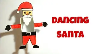 Dancing Santa Made From Paper | Santa Claus from paper | Christmas craft
